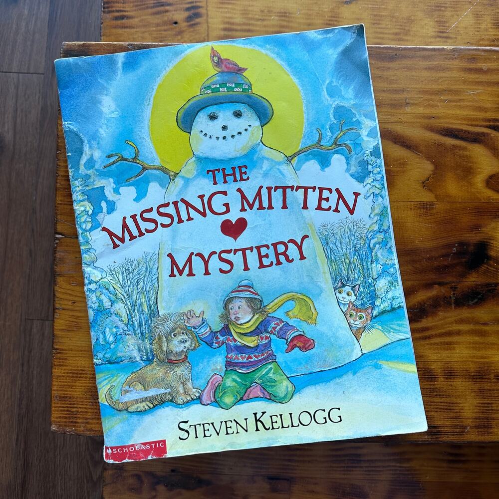 Vintage 2002 The Missing Mitten Mystery Paperback Book